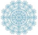 Stickdatei Lace - Deckchen-Set Nr. 03 (200x200 mm)