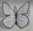 Stickdatei FSL - Schmetterling-Baumweißling  --- Design Pack