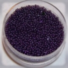 #15-19 10 g Rocailles 15/0 1,5 mm - tr. violett lüster