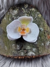 Stickdatei FSL - Orchidee, mit Loch zum Montieren - ca. 80 mm - Einzeldatei