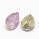 1 Resin Tear Stone, 10x14 mm - Rose Opal