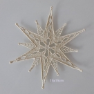 Stickdatei Lace - Schneeflocke/Stern Nr. 7 in 2 Varianten (100, 120, 150, 200 mm)