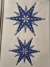 Stickdatei Lace - Schneeflocke/Stern Nr. 7 in 2 Varianten (100, 120, 150, 200 mm)