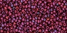 10 g TOHO Seed Beads 11/0 TR-11-0332 F - Gold-Lustered Matte Raspberry