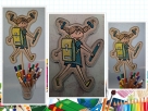 Stickdatei Vollstick - Ich bin ein Schulkind - Stabdesign für Junge & Mädchen
