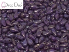 #02.14 - 25 Stück DropDuo Beads 3x6 mm - Chalk White Iris