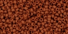 5g TOHO SeedBeads 15/0 TR-15-0046 LF - Opaque-Frosted Terra Cotta