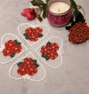 Embroidery file Lace - doily no. 16 - matching heart-16