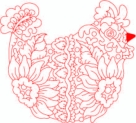 LineArt - AutumnHens_7-9 --- SUPER-Set