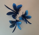 Stickdatei "FSL & ITH - Libelle-Blauflügel-Prachtlibelle (Calopteryx splendens)" --- Design Pack