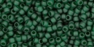 10 g TOHO Seed Beads 11/0 TR-11-0939 F - Tr.-Frosted Green Emerald