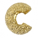 10 Stück Klappkugel ø 4 mm - gold - stark diamantiert