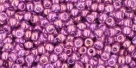 10 g TOHO Seed Beads 11/0 TR-11-0205 - Gold-Lustered Dk Amethyst (C)