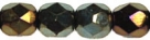 #20 50 Stück - 4,0 mm Glasschliffperlen - brown iris