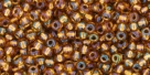 10 g TOHO Seed Beads 11/0 TR-11-1853 - Tr.-Rainbow Honey Comb (E)