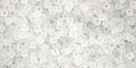 5g TOHO SeedBeads 15/0 TR-15-0001 F - Tr.-Frosted Crystal