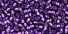 10 g TOHO Seed Beads 11/0 TR-11-2224 - Silver-Lined Purple - (A,B,D)