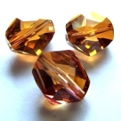 1 Stück Swarovski Cosmic Bead 16mm crystal copper