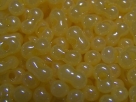10 g Farfalle 6,5x3,2 mm opak yellow pearl