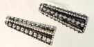 #37.1 - 1 Perlkappe 30x10mm altsilber