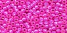 10 g TOHO Seed Beads 11/0 TR-11-2107 - Hot Pink Opal Silver-Lined (A,B;D)
