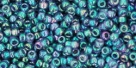 10 g TOHO Seed Beads 11/0 TR-11-0321 - Gold-Lustered Mediterranean Sea (C)