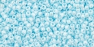 5g TOHO SeedBeads 15/0 TR-15-0124 - Opaque-Lustered Pale Blue