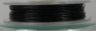 1 Rolle Stahldraht/nylonummantelt - schwarz - 10m