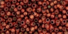 10 g TOHO Seed Beads 11/0 TR-11-PF2113 - PermaFinish - Opalin Pomegranate Silver-Lined (A,C,D)