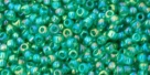 10 g TOHO Seed Beads 11/0 TR-11-0164 B - Tr.Rainbow Dark Peridot