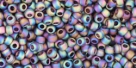 10 g TOHO Seed Beads 11/0 TR-11-0166 CF - Tr.-Rainbow-Frosted  Amethyst