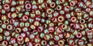 10 g TOHO Seed Beads 11/0 TR-11-0330 - Gold-Lustered Rust (C)