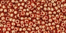 10 g TOHO Seed Beads 11/0 TR-11-0329 - Gold-Lustered African Sunset  (C)
