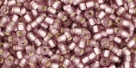 10 g TOHO Seed Beads 11/0 TR-11-0026 F Lt Amethyst Silver-Lined Frosted (A,D)