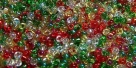 5 Gramm Miyuki Seed Beads 15-Mix 39 Rockin`Christmas