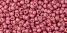 10 g TOHO Seed Beads 11/0 TR-11-PF563 F - Permanent Finish - Matte Galvanized Dark Dusty Rose (A,C,D)
