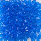 #39.00 - 25 Stück - 4,0 mm Crystal Bicone Capri Blue