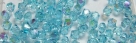 #07.3 25 Stück - 3,0 mm Crystal Bicone Aquamarine AB