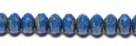 #08 - 20 Stück - 5*8mm Donut - Opak Blue Travertin