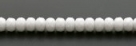 #02 - 20 Stück - 3*5mm Donut - Opak White