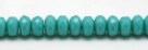 #17 - 20 Stück - 4*7mm Donut - Opak Green Turquoise