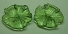 #19.6 - 1 Acrylblüte transp. Ø 16mm grün