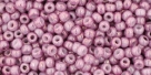 10 g TOHO Seed Beads 11/0 TR-11-1202 - Marbled Opaque Pink/Pink (C)