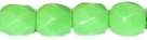 #03 50 Stück - 4,0 mm Glasschliffperlen - opak maigrün