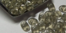 #005b 10g SuperDuo-Beads tr. black diamond matt