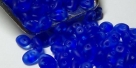 #016 10g SuperDuo-Beads tr. sapphire matt