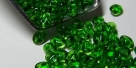 #021 10g SuperDuo-Beads tr. green