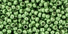 10 g TOHO Seed Beads 11/0 TR-11-PF560 - Permanent Finish - Galvanized Lime (A,D,C)