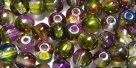 #23 50 Stück Perlen rund - tr. chrystal magic-color - Ø 4 mm