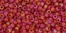 10 g TOHO Seed Beads 11/0 TR-11-0405 F - Opaque-Rainbow Frosted Cherry